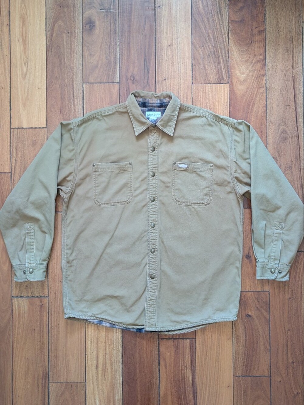 Carhartt Vintage Flannel Lined Shacket (L)
